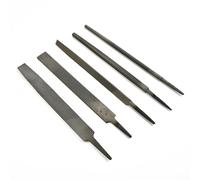 5 Pz 15.2cm Industriale Acciaio File Set Piatto Tondo Mezzo Triangolo Square Kit