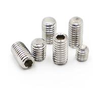 5 pz-50 pz M2 M2.5 M3 M4 M5 M6 M8 Viti di fissaggio esagonali esagonali in acciaio inossidabile 304 Vite senza testa(10mm,M2.5 50pcs)