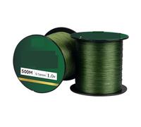 5 pz 500.0 m Micro Nuove lenze da pesca 8 fili intrecciati PE Liscio multifilamento Linea in mare Carpa Fly Wire Line Tool Per Fishing(500.0m LOW GREEN)