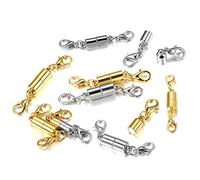 5 Pz 7mm Metallo Rame Chiusure Magnetiche con Chiusura a moschettone per Monili Che Fanno Bracciali in Pelle Collane Accessori Fai da Te Forniture Fashion Processing