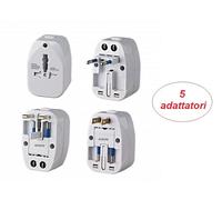 5 pz adattatore elettrico internazionale USA GIAPPONE CINA AUSTRALIA UK SPAGNA