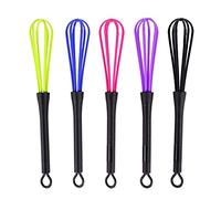 5 pz agitatore parrucchiere frusta tinture per capelli frusta mixer agitatore parrucchiere strumento frusta plastica salone barbiere parrucchiere crema colorante per capelli frusta