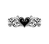 5 pz amore erba tatuaggio adesivo impermeabile donna duratura uomo senza riflesso succo braccio gamba