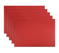 5 Pz Asciutto Cancella Flessibile Magnetico 11.7" x 8" Magnetico Foglio Rosso