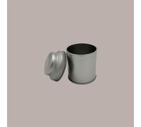 5 Pz Barattolo in Latta Mini Caddy Portaspezie Alluminio Argento 53x70mm