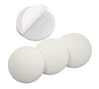 5 pz Bianco Plastica Parete Buffer Autoadesivo Porta Manopola Guardia Gel Shock Absorbing Parete Scudo Rumore Muffling Impact Cover per Vetro Legno Casa Porte Interne