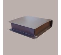 5 Pz Book Libro Scatola Carta Cioccolatini Lino Marrone 145x75H40