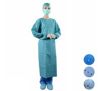 5 PZ CAMICE CHIRURGICO MONOUSO STERILE CERTIFICATO CAMICI TAGLIA XL VERDE