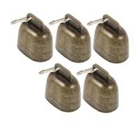 5 Pz campana di mucca campanacci delle pecore campane artigianali campanelli per cani porta ornamento natalizio fai da te campane di richiamo del cavallo ferro da stiro OFFSCH