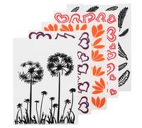 5 pz cartella per goffratura fai da te pieghevole in plastica goffrata