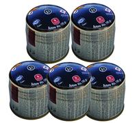 5 PZ Cartuccia Gas Butano Universale Ricarica fornello cucina campeggio 190 gr