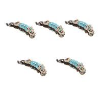5 Pz Clip a banana con strass barrette forcine fermacapelli molletta fermagli a banana fermagli per a banana per fini fermagli per fini Lega di zinco Beaupretty