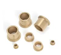 5 PZ diametro Interno 10 MM metallurgia delle polveri cuscinetto olio con bordo gradino spalla flangia flangia boccola flangiata manicotto in rame(10X12X8-18X1.2)