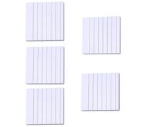 5 Pz Foderato Memo Pad Colorato Stickier Note Lineated Note Paper Semplice Scrittura Pad Bella Carta per la Scuola
