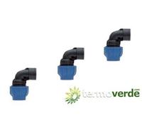 5 pz Gomito PE compressione Irritec 918 Ø50 x 2" PN16