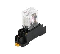 5 PZ HH52P HH53P HH54P HH62P HH63P HH64P Bobina in miniatura Relè elettromagnetico intermedio nerale Interruttore LED DC12V 24V(AC (5PCS),HH52P 24V)