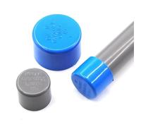 5 pz ID 20~32mm Blu PVC Tappo Del Tubo Connettori Giardino Tubo Dell'acqua Tappo Giunto Raccordi Per Tubi di Plastica-ID 25mm