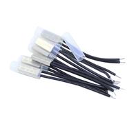 5 Pz KSD9700 Interruttore termico a disco bimetallico 5A 250 V termostato protezione termica normalmente acceso e spento 15-155 gradi centigradi(100,NO)