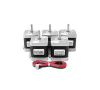 5 Pz/lotto 4-lead Nema17 Motore Passo-passo 48mm 42BYGH 1.7A 17HS8401 For Stampante 3D Macchina For Incisione Di CNC Funzionamento Affidabile(Motor-Dupont)