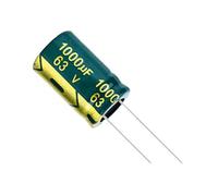 5 pz/lotto 63V1000UF 63V 1000UF 16 * 25 MM 10 * 20 MM Alluminio Condensatore Elettrolitico 63 V 1000 UF 16 * 25 MM Elementi di accumulo di energia