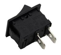 5 Pz/lotto Nero Push Button Mini Interruttore 6A-10A 110 V 250 V KCD1 2Pin Snap-in On/Off Interruttore A Bilanciere 5 Pz/lotto 21 MILLIMETRI * 15 MILLIMETRI NERO
