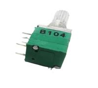 5 pz/lotto RV097NS 1K 5K 10K 20K 50K 100K 500K con un interruttore audio 5pin albero amplificatore 15mm potenziometro di tenuta In magazzino (5K Ohm)