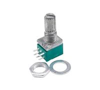 5 pz/lotto Speciale amplificatore audio doppio potenziometro RK097G A20K A50K A100K lunghezza della maniglia 15 MILLIMETRI asse del fiore(20K Ohm)