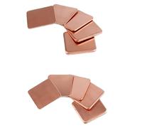 5 pz/lotto Spessore di Rame Del Dissipatore di Calore Pad Termico GPU CPU Del Computer Portatile spessore 0.1mm 0.3mm -1.8mm 2mm(0.4x15x15mm)