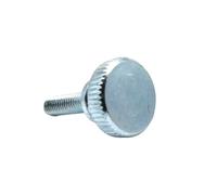 5 pz Lunghezza: 5-40mm M3 M4 M5 Facciata continua a due piani Zigrinatura in vetro Testa ad alto gradino Stringere a mano la vite a testa zigrinata Regolare a Bullone(35mm,M3 (5pcs))