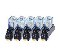 5 PZ LY2NJ HH62P HHC68A-2Z Relè Elettromagnetico Micro Elettronico 10A 8PIN Bobina DPDT con Presa AC 12V 24V 36V 48V 110V 220V 380V