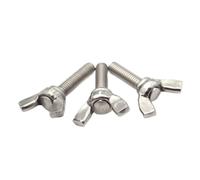 5 pz M3 M4 M5 A2-70 Viti a testa ad ala in acciaio inossidabile 304 Bulloni a farfalla con design a serraggio manuale(8mm,M5 x 5pcs)