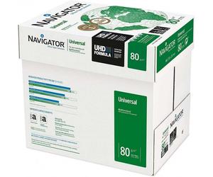 5 pz Navigator Universal risma carta A4 21x29,7cm 80gr per ufficio, stampa e fotocopie, Formato A4, 80 gr