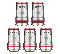 5 pz/pacco Bobina Vapo'resso GTi Coil de malla 0,15/0,2/0,4/0,5ohm Vaporizzatore Adatto iTank Tank e iTank 2 Tank Target 100/200/80 Kit GEN 200/80 S ARMOUR MAX/S (0,15ohm) - No Nicotine