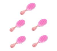 5 Pz Pettine Ovale Piccola Spazzola Per Spazzola Per Bagnati Spazzola Per Con Setole Morbide Decorativi Spazzola Districante Pettine Shell FRCOLOR