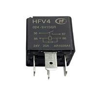 5 PZ Relè HFV4 024-1H1SGR 4 Pin 24V