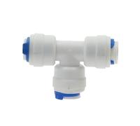 5 Pz RO Acqua Raccordo Rapido Tipo T 1/4 "3/8" OD Tubo Tee Connettore di Plastica Collegamento Ad Osmosi Inversa acquario(PE 3I8-1I4-3I8)