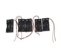 5 Pz Scatola Portabatterie AA 2 x 15V Nera Con Fili