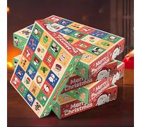 5 Pz Scatole Vuote Calendario dell'Avvento, Calendario dell'Avvento vuoto da riempire te stesso, Scatole Vuote Conto Alla Rovescia Di Natale 24 Giorni Riempimento, scatole vuote da riempire per