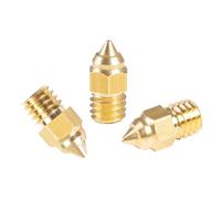 5 pz/set 0.2/0.4/0.6/0.8/1.0mm Hotend Estrusore Ugelli In Ottone Compatibile con CR-6 SE/Serie Ender-3/Serie Ender 5 Stampante(0.2mm)