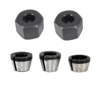 5 Pz/set 6mm 6.35mm 8mm Pinza Mandrino Adattatore for Incisione Guarnizioni Macchina Mandrini Trimmer Router Elettrico Bit Pinze