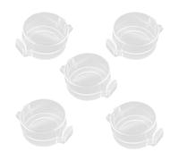 5 pz/set adesivi Deadbolt copre protezione di sicurezza a prova di bambino per porta di vetro design trasparente facile installazione protezione adesiva