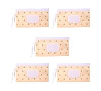 5 pz/set coperchio ribaltato contenitore bagnato contenitore a prova di perdite tecnologia dimensioni compatte per borse zaini viaggio Wipe case