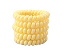 5 pz/set Fasce for Capelli da Donna Accessori Filo telefonico colorato Cravatta elastica for capelli Cavo a spirale Elastico for ragazza Scrunchie(Color 8)