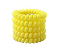 5 pz/set Fasce for Capelli da Donna Accessori Filo telefonico colorato Cravatta elastica for capelli Cavo a spirale Elastico for ragazza Scrunchie(Color 7)