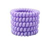 5 pz/set Fasce for Capelli da Donna Accessori Filo telefonico colorato Cravatta elastica for capelli Cavo a spirale Elastico for ragazza Scrunchie(Color 6)