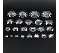 5 Pz/set Lente A Condensatore Trasparente 10 15 18 20 23 25 28 29 30 32 35 38 PMMA Lente Acrilica Plano Convessa for Zoom LED Torcia Elettrica Della Bici Testa Della Lampada ( Color : 5 pieces , Size
