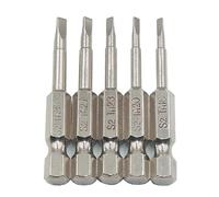 5 pz/set magnetico triangolo testa cacciavite bit 1/4 S2 acciaio antiscivolo vite esagonale