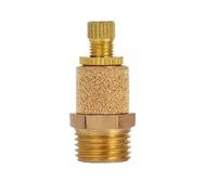 5 PZ Silenziatore Di Scarico Pneumatico In Ottone 1/8 1/4 3/8 1/2 Filettatura Maschio for Il Rumore Dell'aria Regolabile Lungo Corto BSL(Adjust-SLL-5PCS,1/2")