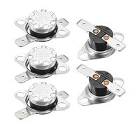 5 Pz Termostato Interruttori di Controllo della Temperatura 120/125 Gradi Celsius 10A Normalmente Chiuso NC 6.3mm Spille Interruttore Destro KSD301(120 Celsius Degree)