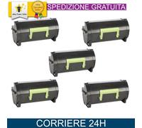 5 pz Toner Lexmark 51B2000 in offerta